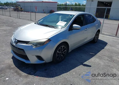 2016 Toyota Corolla Le из США, поврежденный, VIN 2T1BURHE1GC489820